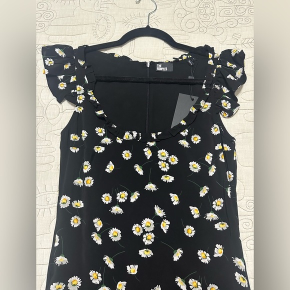 NWT The Kooples Long Daisy Print Dress Sz 1 (S) Floral - Picture 10 of 13